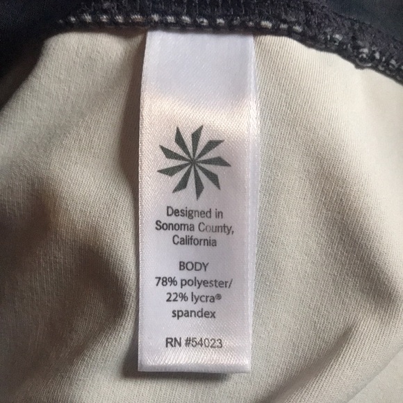 $89 ATHLETA Blue MERCURY SONAR Full Length YOGA Tights Leggings Sz M - Picture 10 of 12